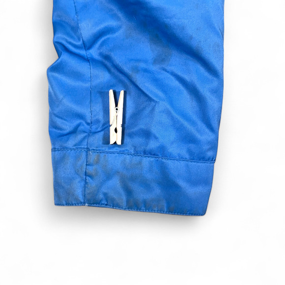 Eddie Bauer Jacket Adult LARGE Blue Goose Down Quilted Outdoor Lined Zip Pockets - Picture 7 of 11